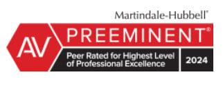 AV Preeminent | Peer Rated for Highest Level of Professional Excellence | 2024